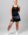 Nikki Active Skirt - Black/Grey
