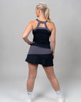 Nikki Active Skirt - Black/Grey