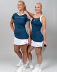 ALBA Active T-shirt - Blue/White