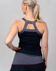 INES Active Tank Top - Black/Grey