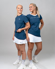 ALBA Active T-shirt - Blue/White