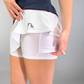 Nikki Active Skirt - White/Blue