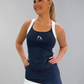 Ines Active Tank Top - Blue/White