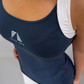 Ines Active Tank Top - Blue/White