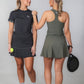 MAYA Ribbet nederdel - Army Green