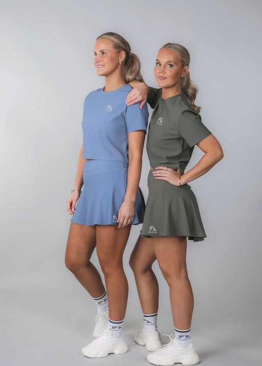 MAYA Ribbed Skirt - Army Green