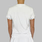 Alina Performance T-shirt - Vit - Bakifrån vy - Designad för padel och tennis