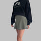 Bella Sweatshirt - Svart - Modellbild - Sidovy - Sportig och snygg passform