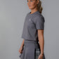 ZARA Classic Cropped T-shirt - Grå
