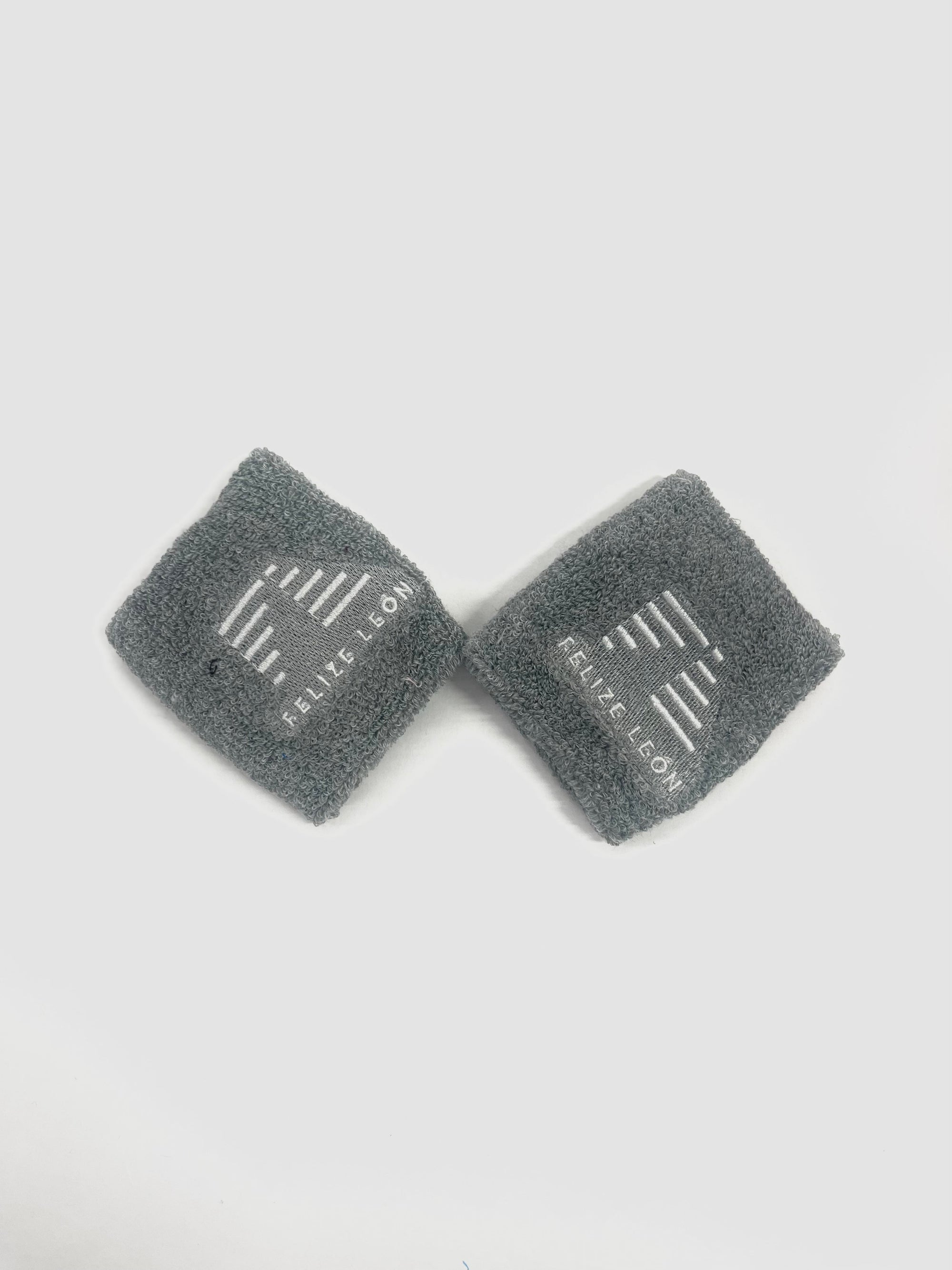2-pack sweat band grey - Felize León